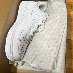 Nike Air Force 1 All-White Sneakers